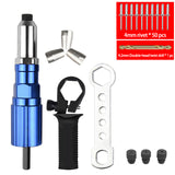 High Strength Link Rod Cordless Electric Rivet Gun Adapter Machine Hand Drill Set Heavy Duty Nut Riveted Insert Lightweight Tool