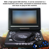 7.8inch 16:9 Widescreen DVD Player 270° Rotatable LCD Screen Home Car TV DVD Player Portable VCD MP3 Viewer with Game Function