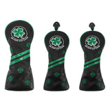 1 Set Golf Club Head Covers Cute Gift Cartoon for Driver Fairway Hybrid PU Leather Soft Golf Wood Headcovers Utility