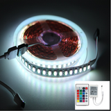 5M Led Strip 5050 SMD 120Leds/M Waterproof Flexible Led Tape 12v 2835Decoration Ribbon Led Light Led Stripe RGB+24key controller