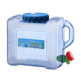 5/7.5/8L Capacity Pure Water Buckets Container with Faucet Portable Driving Water Tanks for Outdoor Picnic Camping Cooking