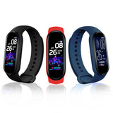 M5 Smart Sport Band Fitness Tracker Pedometer Heart Rate Blood Pressure Monitor Bluetooth Smartband Bracelets Men Women Hot Sale