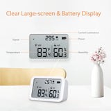 Zigbee Wireless Thermometer Hygrometer Smart Humidity Temperature Sensor with Luminous Intensity Measurement App Notification