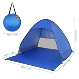 Lixada Automatic Instant Pop Up Beach Tent Lightweight Outdoor UV Protection Camping Fishing Tent Cabana Sun Shelter 2023