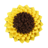 Pet Dog Snuffle Mat Nose Smell Training Sniffing Pad Slow Feeding Bowl Food Dispenser Relieve Stress Sunflower Puzzle Drop ship