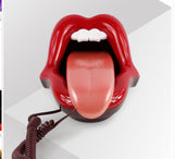 Red Lips Kiss landline house Mini Telephone Corded phones for home fixed mouse portable wired land line for children kids lady