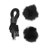 Wireless Lavalier Microphone Lavalier Lapel Mic 2.4G for Video Recording