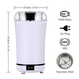 Portable Electric Coffee Bean Grinder Mill Kitchen Tool Herbs Salt Pepper Spices Nuts Grains Mini Medicine Flour Powder Crusher