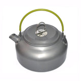 0.8L Outdoor Teapot Kettle Portable Climbing Aluminum Alloy Picnic Coffee Maker Camping Cooking Set Utensils