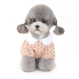 Summer Pet Dog Dress Cute Printing Pet Dresses for Dogs Cats Kitten Skirt Chihuahua Teddy Small Dog Clothes Ropa Para Pereo