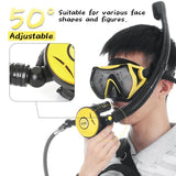 DIDEEP 5 IN 1 Snorkeling Diving Equipment Respirator Snorkel Tube Pressure Reducer Valve Diving Regulator Diving