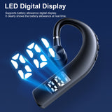 1PC Wireless Business Headphones with Microphone Bluetooth Earphone Single In-Ear Earbud Battery Digital Display for Cell Phone