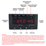 Intelligent Temperature&amp;Humidity Controller High Accurate T/H Controlling Clear Definition Digital Tube ℃ and ℉ Adjustable