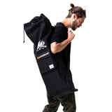 MACKAR POPULAR SIMPLE Skateboard Backpack Adjustable Straps Multi Pockets Nylon Waterproof Drawstring Skateboard Bag