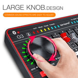 G3 English version sound card Professional live sound card Bluetooth connection A variety of special effects sound effects
