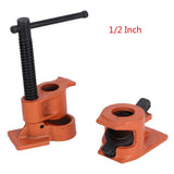 1/2 inch 3/4 inch 1 inch Pipe Clamp Jaws Vise Fixture Set Woodworking Clamp Tool Kit  Repair Tool Set