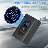 150PSI Portable Car Air Compressor Pump Inflator Rechargeable Car Tire Inflatable Compressor Air Pump For Motorcycle Bicycle