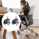 5pcs/pack 2inch Furniture For Carpet Home Office Chair Caster Smoother 360 Degree Rotation Hardware Wooden Floor Quieter