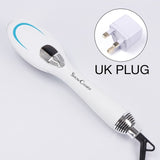Electric Hair Brush Dryer Comb Vibration massager Fast Hair Straightener Comb Negative ions Wet & Dry Hair Care Styling Tools