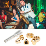 Brass Silver Plated Trumpet Mouthpiece Set Suitable for 3C 2C 2B 3B Horn Mouthpiece for Beginners &amp; Professional Players