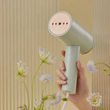 Steamer for Clothes, Handheld Garment Steamer, Powerful Wrinkle Remover, Portable Fabric Steam Iron Clothing Eu Plug
