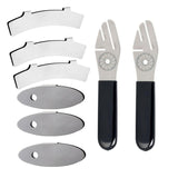8 Pcs Bike Disc Brake Correction Wrench Brake Rotor Alignment Truing Tool with Disc Brake Pads Tool for MTB Road Bike