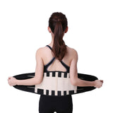Men Women Adjustable Elastic Waist Support Belt Lumbar Back Medical Bone Orthopedic Exercise Brace Slimming Belt Waist Trainer