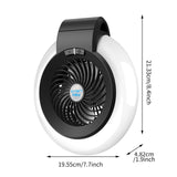 Outdoor Camping Tent Fan Light LED 200 Lumens Multifunction Lighting Electric Fan Hanging Tent Lamp Travel Camping Supplies