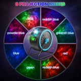 Galaxy Star Projector Light Can be Hung Rotated 360° Starry Sky Projector Bluetooth Music Player for Room Decoration Party Xmas
