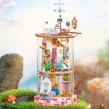 Robotime Rolife DIY Dollhouse Wooden Miniature Doll House for Birthday Gift Mysterious World Series