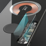 Dual 15W Wireless Charger Magnetic Aluminum Alloy Chassis Glass Panel Fast Charger For Iphone 12 13