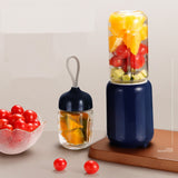 220V Portable Mini Electric Juicer Multifunctional Household Fruit Juice Blender Food Mixer Baby Food Maker Juicer With 2 Cups