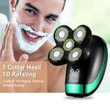 Multi Grooming Kit Digital Display Electric Shaver Hair Trimmer Beard Electric Razor Wet Dry Men Facial&Body Shaving Machine