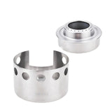 Windproof Alcohol Stove Lightweight Folding Safe Portable Alcohol Furnace With Alcohol Stove For Outdoor Camping Backpacking