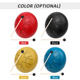 muslady 8 Notes C-key 6-inch Mini Steel Tongue Drum Hand Pan Drum Percussion Instrument with Drumsticks steel drum Kit