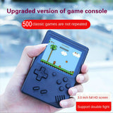 8 Bit 3.0" Portable Handheld Game Players Retro Mini Console Kids Video Game Console Built-in 500 Games Support Connection TV AV