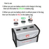 Upgraded DJI Air 2S LiPo Safe Bag Explosion-proof Protective Battery Storage Bag for DJI Mavic Air 2 / Air 2S Drones Accessories