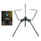 Portable Stove Rack Camping Stove Stand Bracket Holder Stove Support for Backpacking Camping Fishing Barbecue Garden Picnic