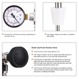 Beer Bottle Filler With Pressure Gauge Counter Pressure Filler Kit Stainless Steel Bottling Wand For Home Brewing Beer Bar Tools