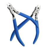 Unisex New Single Blade Nipper Hand Tools Pliers Multifunctional Bent Non-Scale Long Nose For Electrical Parts Blue