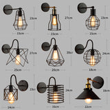 Led Wall Light Retro Loft Industrial Wall Lamp Black E27 Vintage Sconces Wall Lamp Industrial Lighting Fixture Indoor