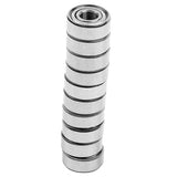 20 Pcs Miniature Sealed Metal Shielded Metric Radial Ball Bearing MR105 ZZ 5X10X4MM &amp; MR104-ZZ 4X10x4mm