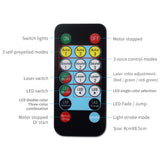 New LED Disco DJ Light RGB Stage Effect Light Remote Control Laser Projector Lights with Smart Sound Control for Bar KTV Party