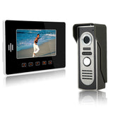 Hot 7" video intercom system doorbell night vision IR 700tvl door camera waterproof unlock for home apartment video door phone