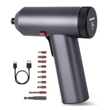 Precision Electric Screwdriver 10Pcs  Alloy Steel Bit Screwdrivers Type-C Fast LED Charging Screwdriver Set Repair Power Tools