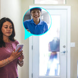 V30 1080P HD Video Doorbell Camera WiFi Wireless Doorbell Smart Home Door Bell Camera Outdoor Mini Video Intercom Two Way Audio