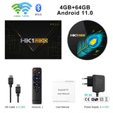 2021 Android 11.0  HK1 RBOX R3 RK3566 Smart TV Box 4GB 64GB DDR4 4K Dualband WIFI 2.4G/5G 8K Ultra HD Media Player Set Top Box