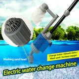 20/28W Electric Fish Tank  Water Change Pump Aquarium Cleaning Tools Water Cleaner Siphon Water Filter Pump Aquarium Accessories