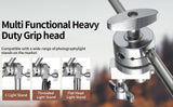 Multi Functional Heavy Duty 2.5-inch Grip Head Swivel Head Holder Mounting Adapter for Light Stand Extension Boom Arm