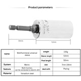 Universal Torque Wrench Head Set Socket Sleeve 7-19mm Power Drill Ratchet Bushing Spanner Key Multi Hand Tools  Socket Wrench